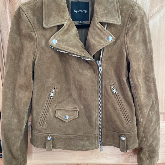 Madewell Suede Moto Jacket - Size Small - Picture 2 of 7